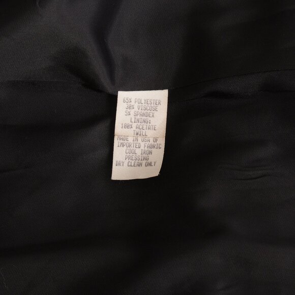 Susan Lazar Black Longline Blazer Coat US 2 - Picture 7 of 7